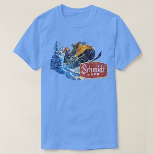 Schmidt Beer Snowmobile T-shirt (Design voorkant)