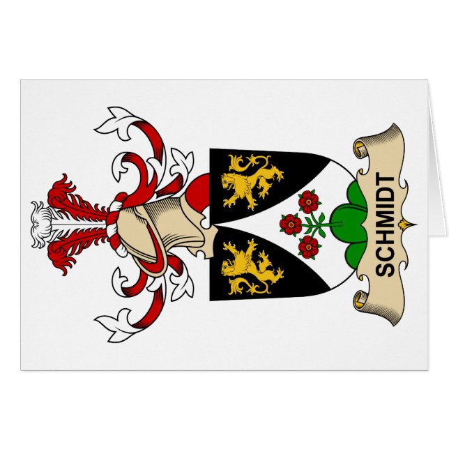 Schmidt Family Crest (Voorkant Horizontaal)
