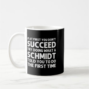 Schmidt Grappige Achternaam Familie Stamboom Verja Koffiemok