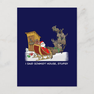Schmidt House Funny Christmas Briefkaart