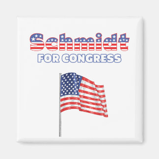 Schmidt voor de Amerikaanse vlag van het Congres P Magneet