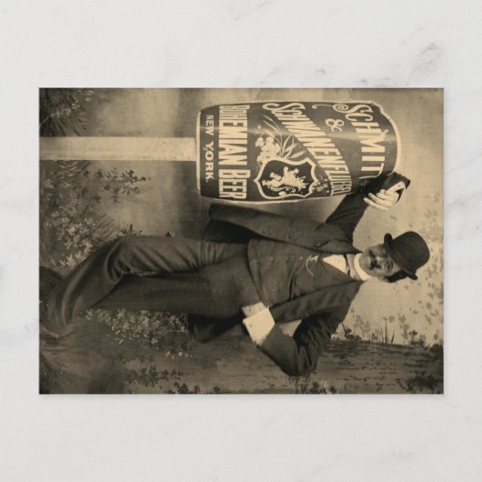 Schmitt & Schwanenfluegel Brewery Vintage Briefkaart (Voorkant)