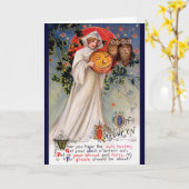 Schmucker: Op Halloween Kaart (Gele Bloem)