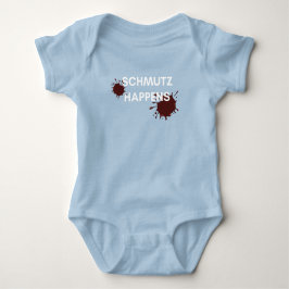 Schmutz Happens blue bab bodysuit