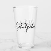 Schnapsidee, Duits woord, Booze Idea, Duits Glas (Voorkant)