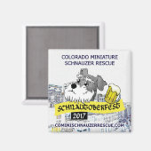 Schnautoberfest 2017 - Magneet (Voorkant / Achterkant)