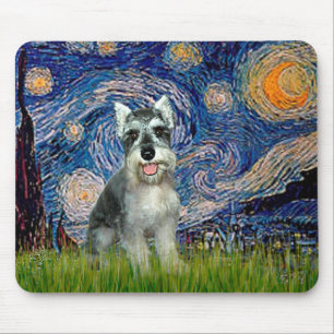 Schnauzer 8cr - De sterrenhemel Muismat