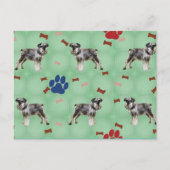 Schnauzer Art Briefkaart (Voorkant)