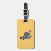 Schnauzer Bagagelabel (Voorkant verticaal)