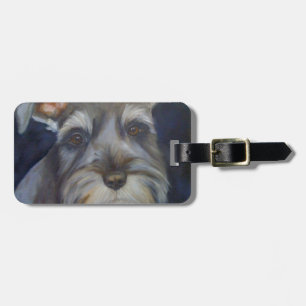 Schnauzer Bagagelabel
