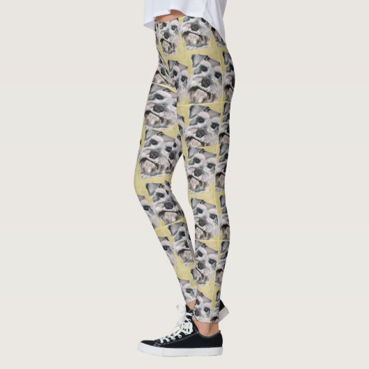 Schnauzer Beard Leggings (Links)