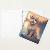 Schnauzer bij het meer planner (Display)