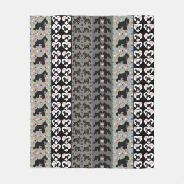 Schnauzer Blanket Fleece Deken