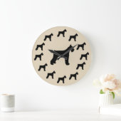 Schnauzer Breed Wall Decor Clock Grote Klok (Huis)