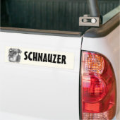 Schnauzer Bumpersticker (Op Truck)