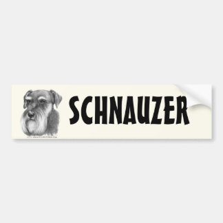 Schnauzer Bumpersticker