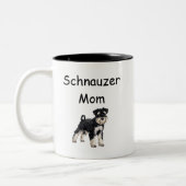 Schnauzer Café Mug (Gauche)