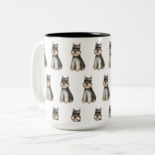 Schnauzer Café Mug (Devant gauche)