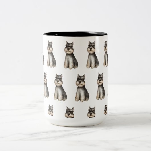 Schnauzer Café Mug (Centre)