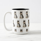 Schnauzer Café Mug (Gauche)