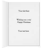 Schnauzer 'Cheese Tax' Christmas card (Binnen (Rechts))