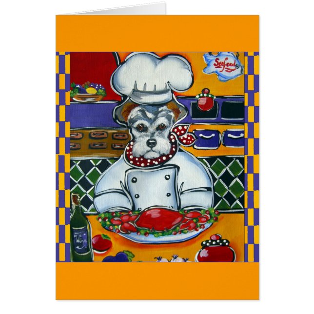 Schnauzer Chef (Voorkant)