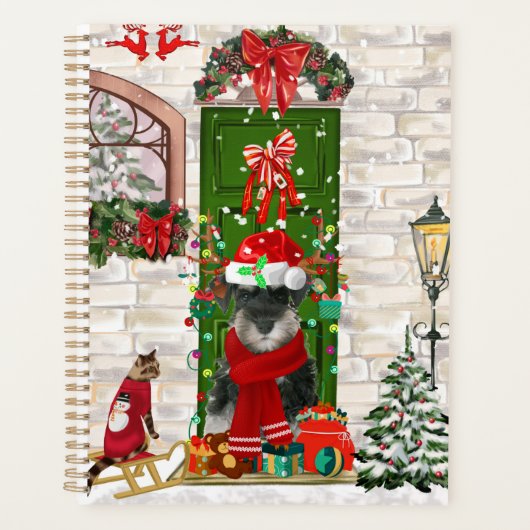 Schnauzer Chien Noël (Devant)