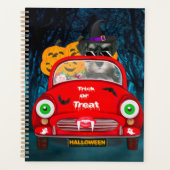 schnauzer Chien voiture voiture effrayant Hallowee (Devant)