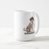 Schnauzer Dad Mug (Devant droit)