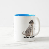Schnauzer Dad Mug (Devant droit)