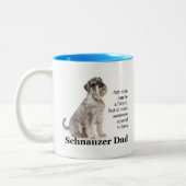 Schnauzer Dad Mug (Gauche)