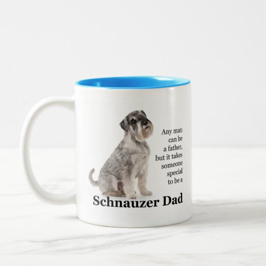 Schnauzer Dad Mug (Gauche)