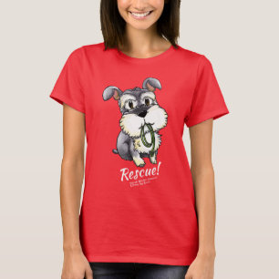 Schnauzer de Fozi - T-shirt foncé (femmes)