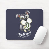 Schnauzer de Fozi - tapis de souris (Avec souris)