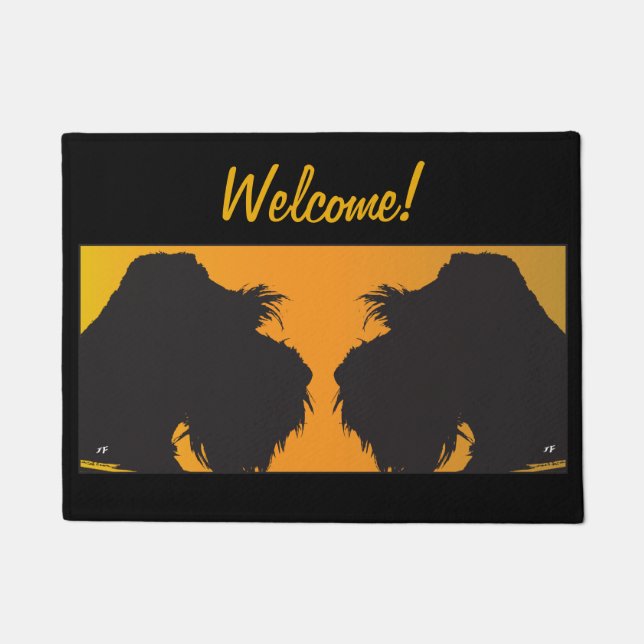 Schnauzer Deurmat (Voorkant)