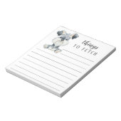 Schnauzer Dingen naar Fetch Notitieblok (Gedraaid)