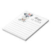 Schnauzer Dingen naar Fetch Notitieblok (Gedraaid)