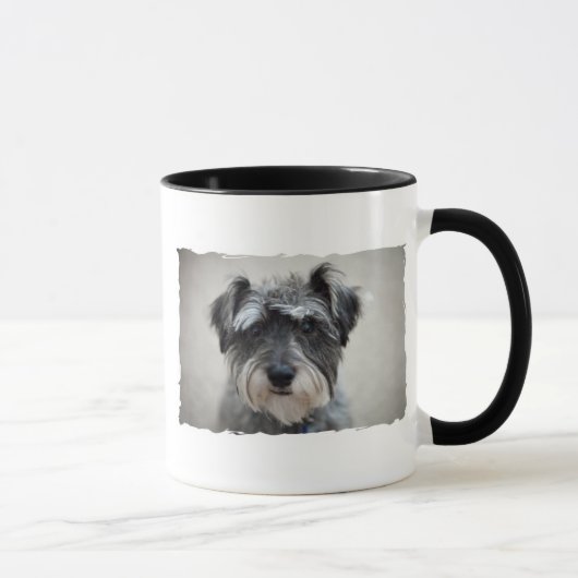 Schnauzer Dog Coffee Mok (Rechts)