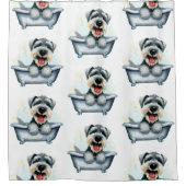 Schnauzer Dog Douchegordijn (Voorkant)