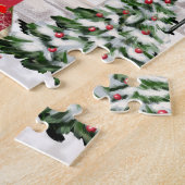 Schnauzer Dog Kerstmis Legpuzzel (Zijkant)