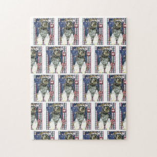 SCHNAUZER DOG LEGPUZZEL