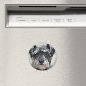 Schnauzer Dog Magnet Magneet (Insitu (Vaatwasser))