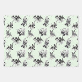 Schnauzer Dog Pattern Inpakpapier Vel (Voorkant 3)