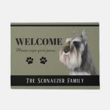 Schnauzer Doormat