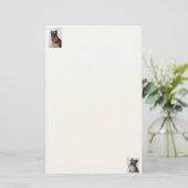 Schnauzer Felt Paper Briefpapier (Staand voorkant)