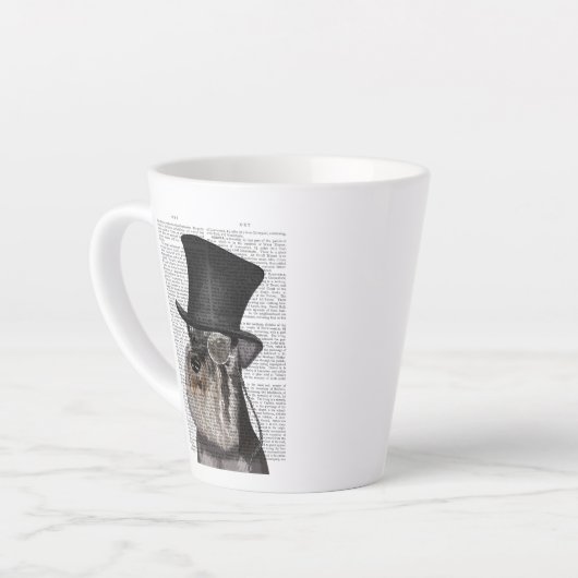Schnauzer, Formele hond en Pet Latte Mok (Linkerhoek)