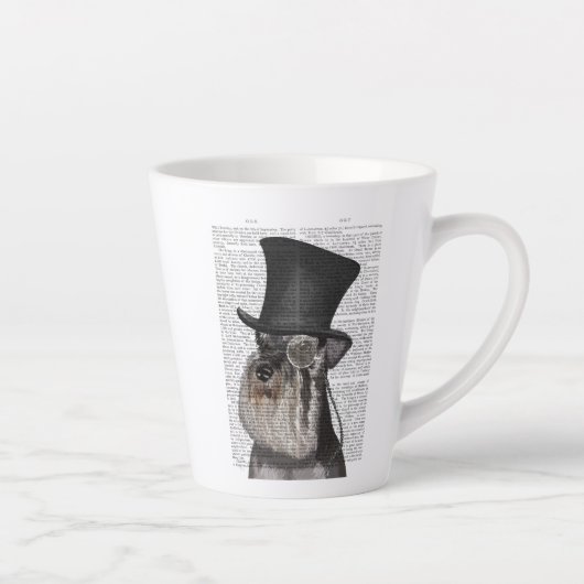 Schnauzer, Formele hond en Pet Latte Mok (Rechts)