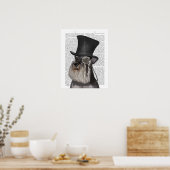 Schnauzer, Formele hond en Pet Poster (Keuken)