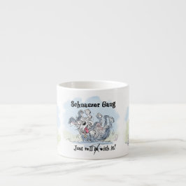 Schnauzer Gang Funny Espresso Kop