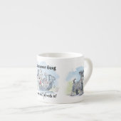 Schnauzer Gang Funny Espresso Kop (Voorkant rechts)